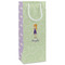 Custom Character (Woman) Wine Gift Bag - Matte - Main