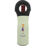 Custom Character (Woman) Wine Tote Bag (Personalized)