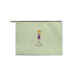 Custom Character (Woman) Zipper Pouch - Small - 8.5"x6" (Personalized)