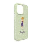 Custom Character (Woman) iPhone Case - Plastic - iPhone 13 (Personalized)
