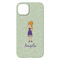 Custom Character (Woman) iPhone 14 Plus Case - Back