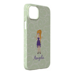 Custom Character (Woman) iPhone Case - Plastic - iPhone 14 Pro Max (Personalized)