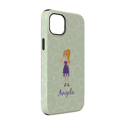 Custom Character (Woman) iPhone Case - Rubber Lined - iPhone 14 (Personalized)