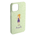 Custom Character (Woman) iPhone Case - Plastic - iPhone 15 Plus (Personalized)