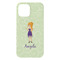 Custom Character (Woman) iPhone 15 Plus Case - Back