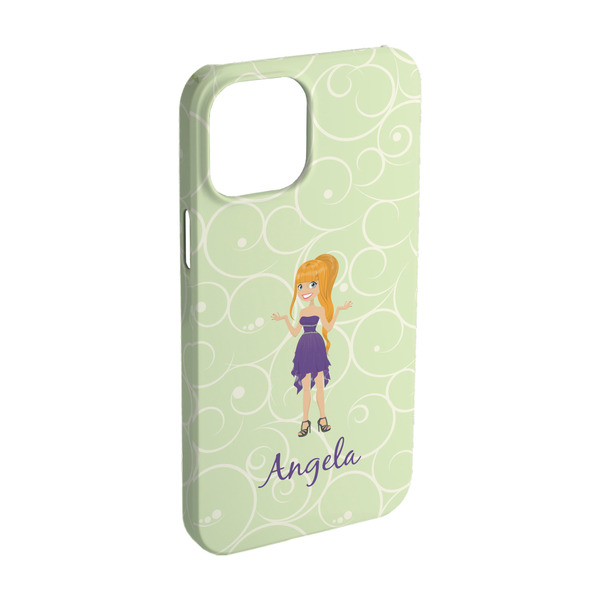 Custom Custom Character (Woman) iPhone Case - Plastic - iPhone 15 Pro (Personalized)