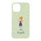 Custom Character (Woman) iPhone 15 Pro Case - Back