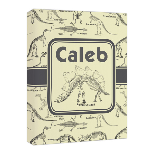 Custom Dinosaur Skeletons Canvas Print - 16x20 (Personalized)