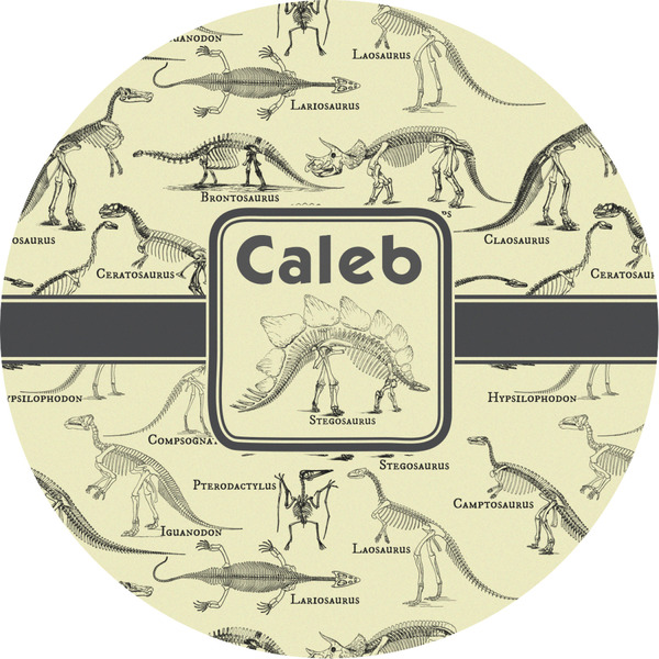 Custom Dinosaur Skeletons Multipurpose Round Labels - 2" (Personalized)