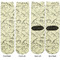 Dinosaur Skeletons Adult Crew Socks - Double Pair - Front and Back - Apvl