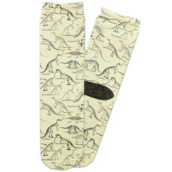 Dinosaur Skeletons Adult Crew Socks