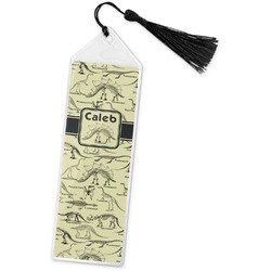 Dinosaur Skeletons Book Mark w/Tassel (Personalized)