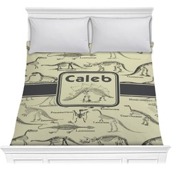 Dinosaur Skeletons Comforter - Full / Queen (Personalized)