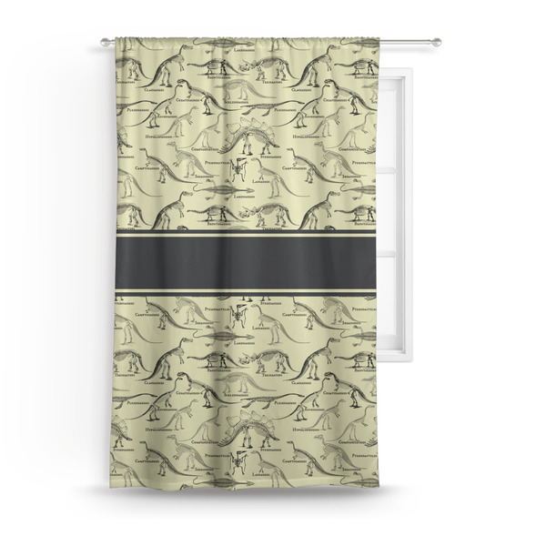 Custom Dinosaur Skeletons Curtain Panel - Custom Size