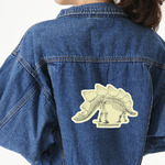 Dinosaur Skeletons Large Custom Shape Patch - 2XL