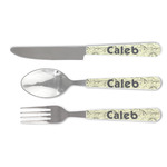 Dinosaur Skeletons Cutlery Set (Personalized)