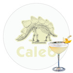 Dinosaur Skeletons Printed Drink Topper - 3.5" (Personalized)