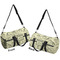 Dinosaur Skeletons Duffle bag small front and back sides