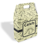 Dinosaur Skeletons Gable Favor Box (Personalized)