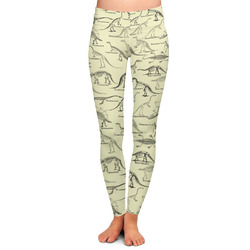 Dinosaur Skeletons Ladies Leggings - Large