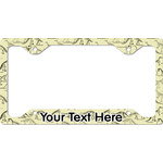 Dinosaur Skeletons License Plate Frame - Style C (Personalized)