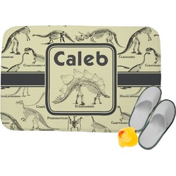 Dinosaur Skeletons Memory Foam Bath Mat (Personalized)