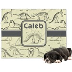 Dinosaur Skeletons Dog Blanket - Regular (Personalized)