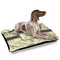 Dinosaur Skeletons Outdoor Dog Beds - Large - IN CONTEXT