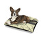 Dinosaur Skeletons Outdoor Dog Beds - Medium - IN CONTEXT