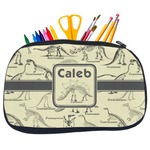 Dinosaur Skeletons Neoprene Pencil Case - Medium w/ Name or Text