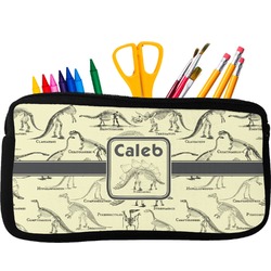 Dinosaur Skeletons Neoprene Pencil Case (Personalized)