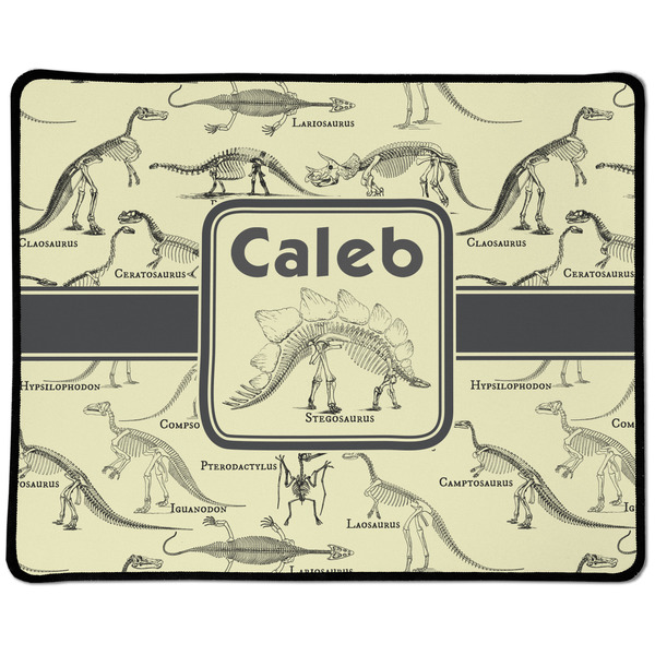 Custom Dinosaur Skeletons Large Gaming Mouse Pad - 12.5" x 10" (Personalized)