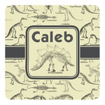 Dinosaur Skeletons Square Decal - Medium (Personalized)