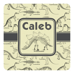 Dinosaur Skeletons Square Decal - Small (Personalized)