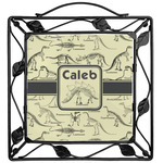 Dinosaur Skeletons Square Trivet (Personalized)