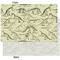 Dinosaur Skeletons Tissue Paper - Heavyweight - XL - Front & Back