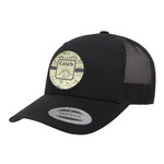 Dinosaur Skeletons Trucker Hat - Black (Personalized)