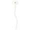 Dinosaur Skeletons White Plastic 7" Stir Stick - Oval - Single Stick