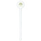 Dinosaur Skeletons White Plastic 7" Stir Stick - Round - Single Stick