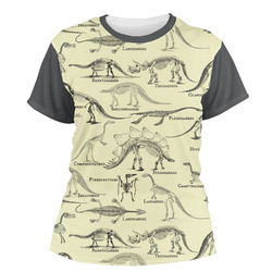 Dinosaur Skeletons Women's Crew T-Shirt - Small