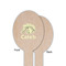 Dinosaur Skeletons Wooden Food Pick - Oval - Single Sided - Front & Back