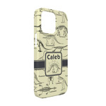 Dinosaur Skeletons iPhone Case - Plastic - iPhone 13 Pro (Personalized)