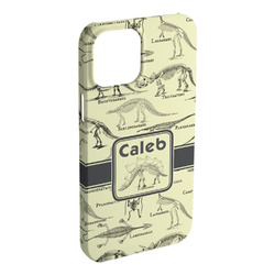 Dinosaur Skeletons iPhone Case - Plastic - iPhone 15 Plus (Personalized)