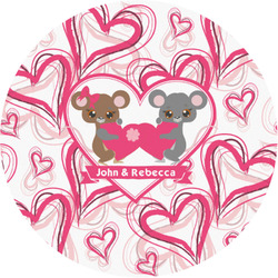 Valentine's Day Multipurpose Round Labels - 1" (Personalized)