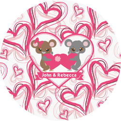 Valentine's Day Multipurpose Round Labels - 2" (Personalized)