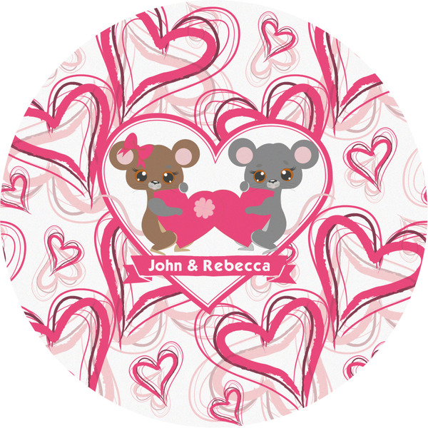 Custom Valentine's Day Multipurpose Round Labels - 2" (Personalized)