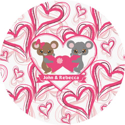 Valentine's Day Multipurpose Round Labels - 5" (Personalized)