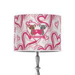 Valentine's Day 8" Drum Lamp Shade - Poly-film (Personalized)