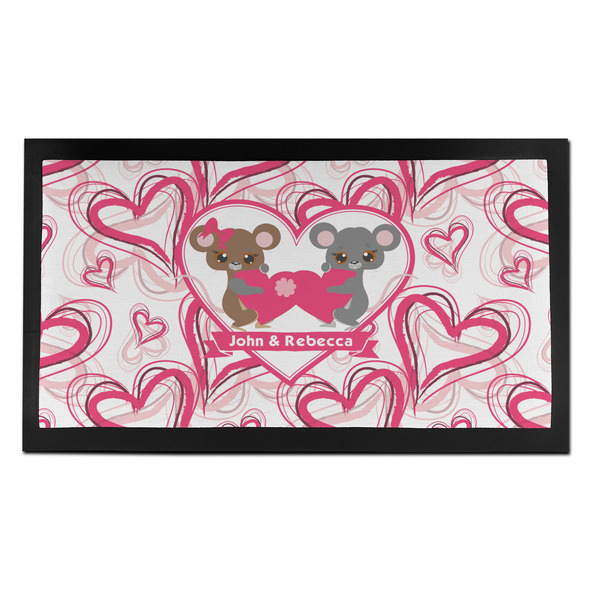 Custom Valentine's Day Bar Mat - Small (Personalized)