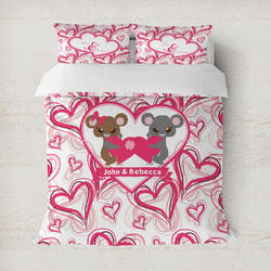 Valentine's Day Duvet Cover Set - Full / Queen (Personalized)